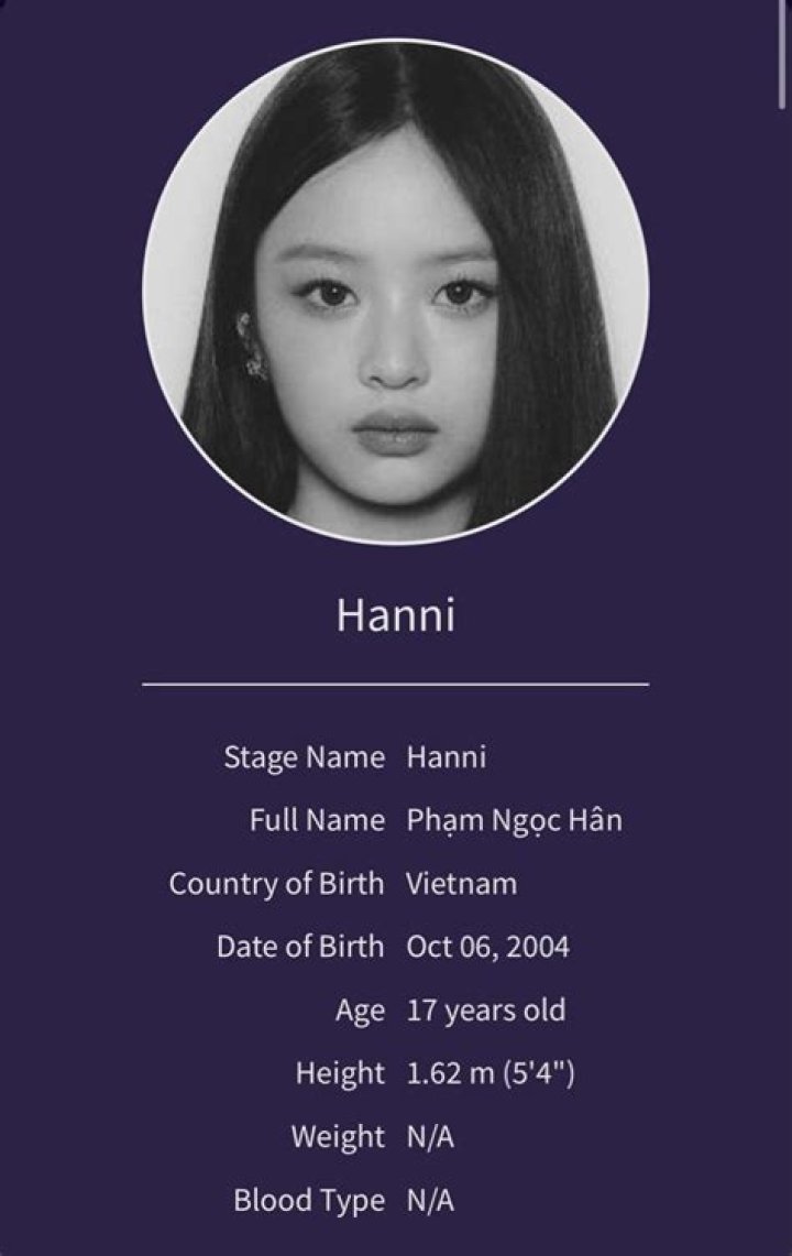 Hanni Height, Weight, Net Worth, Age, Birthday, Wikipedia, Who, Instagram, Biography